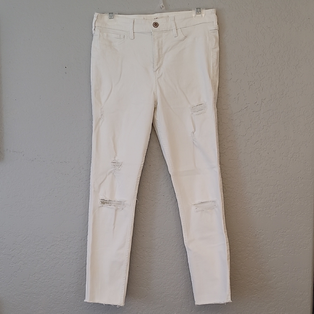Hollister Women's Skinny Jeans - White